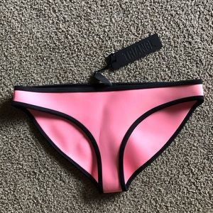 Triangl Pink Neoprene Bikini Bottom Size M